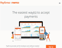 Tablet Screenshot of payfirma.com